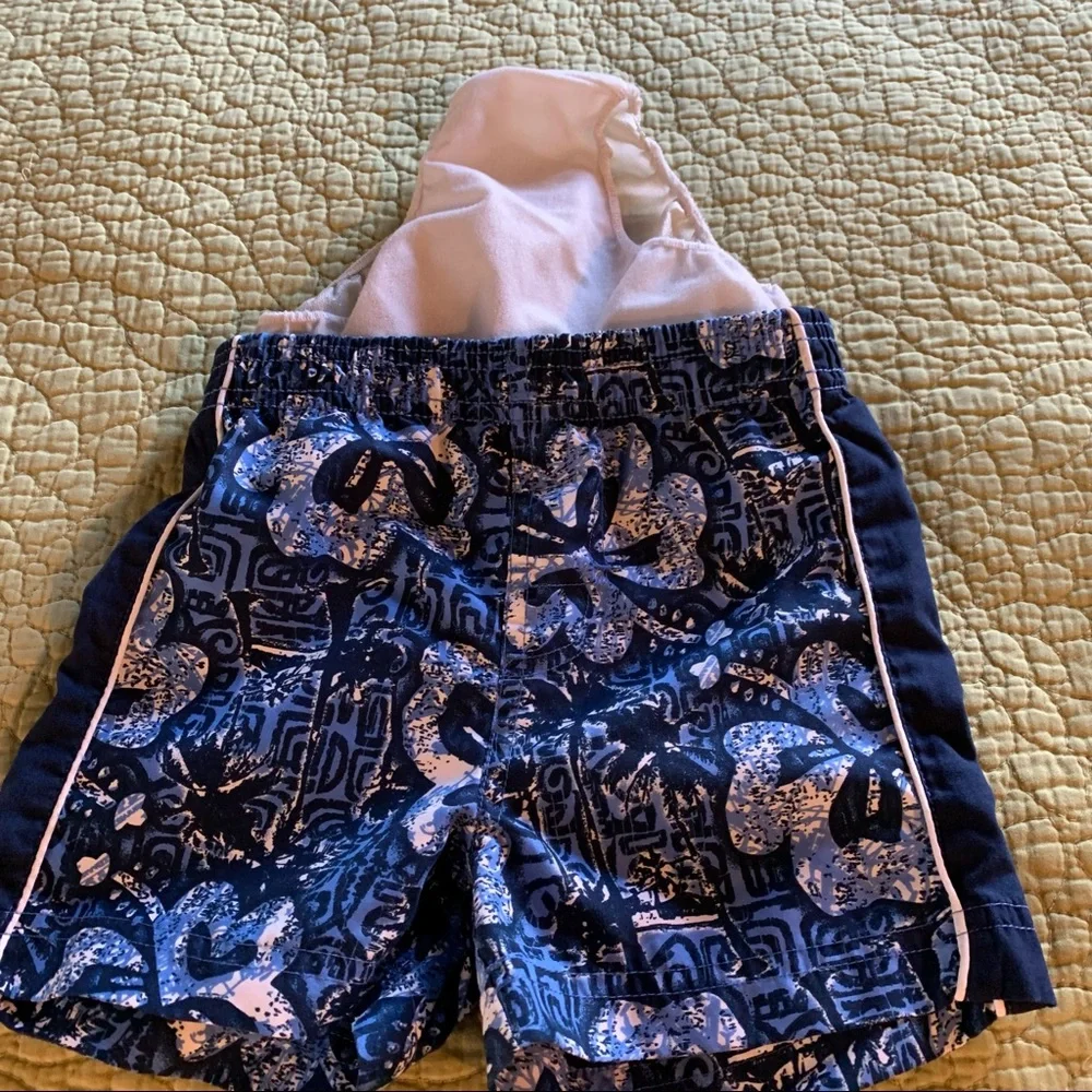 Boy’s Talbots Blue Swim Trunks Size 18 months